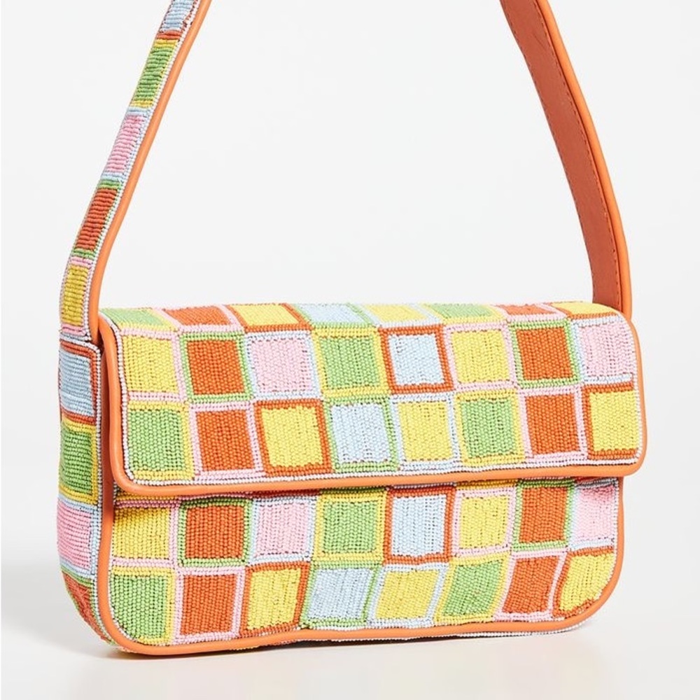 Staud beaded tommy bag